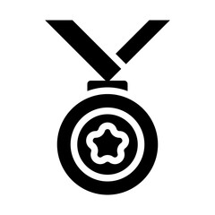 Medal solid icon