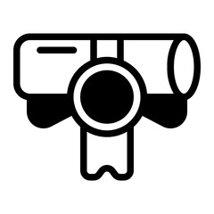 Diploma glyph icon