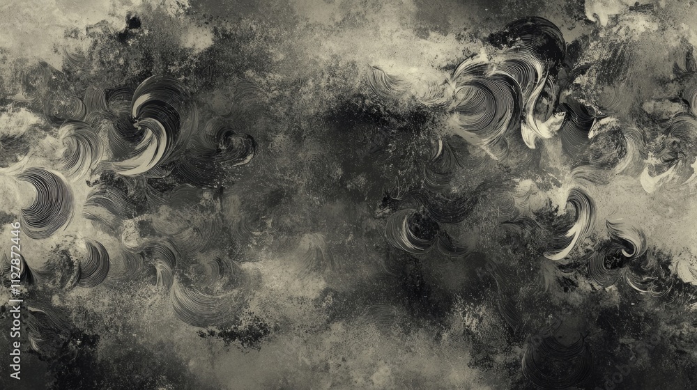 Poster dynamic abstract swirls digital art modern design textured background artistic viewpoint creative co
