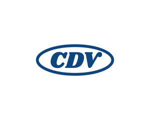 CDV Logo design vector template. CDV