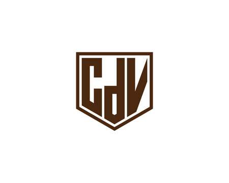 CDV Logo design vector template. CDV