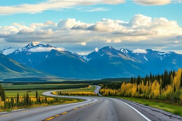 Fototapeta premium road to the mountains