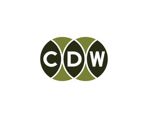 CDW logo design vector template. CDW
