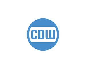 CDW logo design vector template. CDW