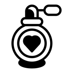 Perfume glyph icon