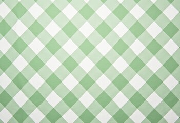 Rustic green, white diamond pattern. Classic, timeless design. Perfect for farmhouse decor vintage themed interior design. Ideal for fabric wallpaper. Durable, beautiful texture. Simple, elegant