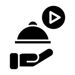 cooking streaming Solid icon