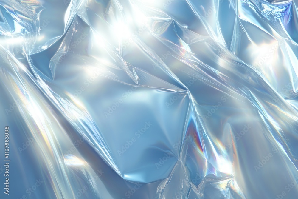 Poster light refraction and reflection ethereal background