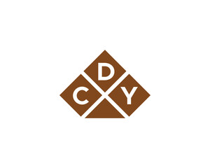 CDY logo design vector template. CDY