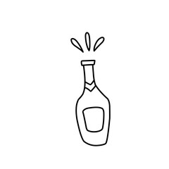 Party Doodle vector illustration