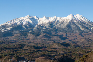 snowy mountains japan