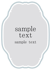 クラシックフレームベクターイラスト