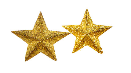 Gold Glitter Christmas Star