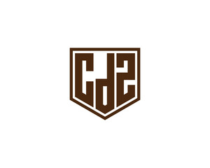 CDZ logo design vector template. CDZ