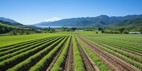 vineyard in the mountains
