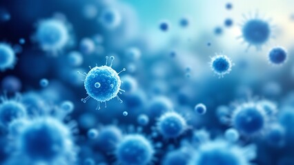 Streptococcus Bacteria and Streptococcal infections as gram-positive bacterial outbreak as spherical Streptococcaceae cell division spreading and growing into chains as an infectious disease as strept