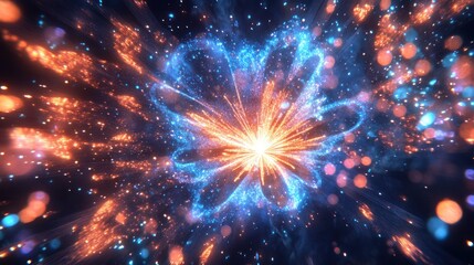 Fireworks show synchronized to music at a grand festival, radiant patterns captivating a delighted audience
