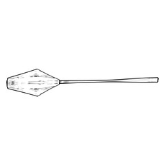 spatula handdrawn illustration