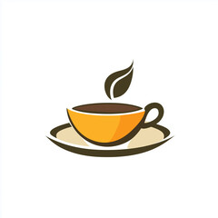 Obraz premium Tea illustration vector logo