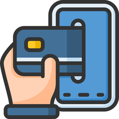 Payment gateway icon for fintech, financial, finance, banking, digital, innovation, security, money, bank, tech, cryptocurrency, blockchain and technology