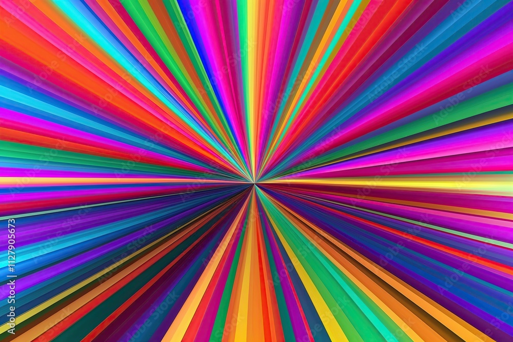 Poster dynamic colorful spectrum background design for vibrant visuals