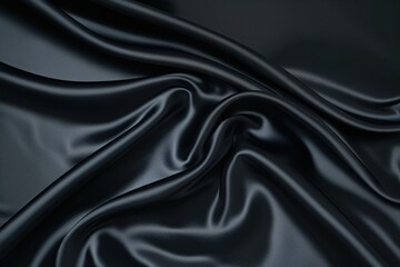 Obraz premium Elegant Charcoal Silk Abstract Background with Flowing Waves and Smooth Texture