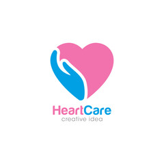 Creative Love Concept Logo Design Template
