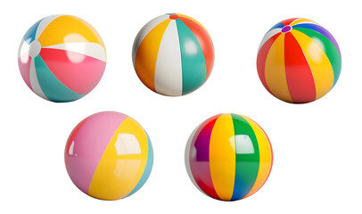 Playing with colorful beach balls indoor fun zone image collection vibrant environment close-up view leisure concept