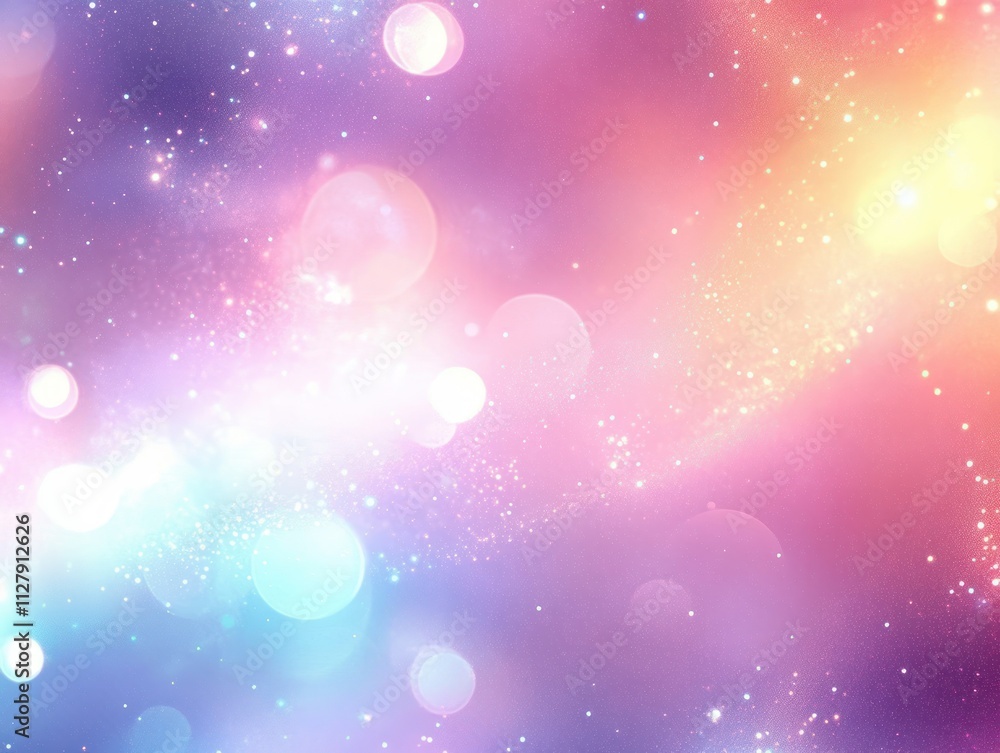 Aufkleber sparkling light background with fantasy bokeh effects