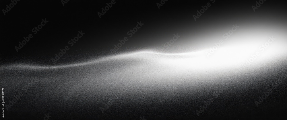 Poster Dark Abstract Gradient Texture Background with Soft Glow and Retro Colors for Modern Design