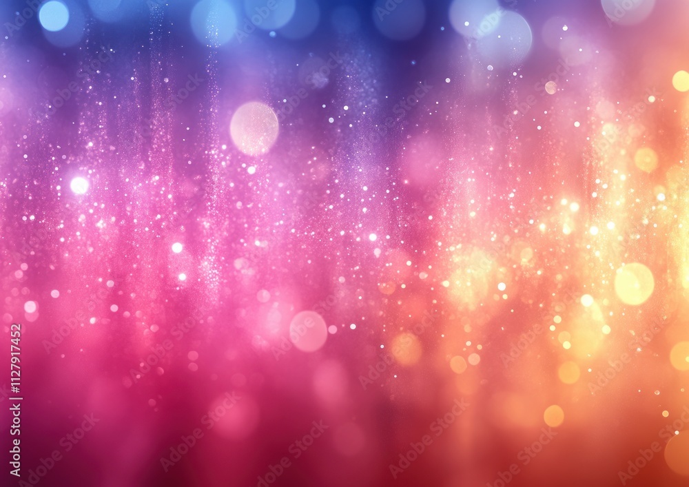 Poster elegant background frame in soft pastel abstract style with rainbow light and dreamy atmosphere