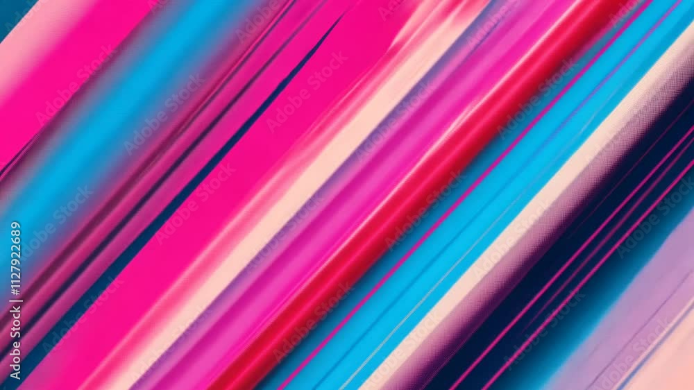 Aufkleber colorful abstract lines with vibrant pink and blue hues, dynamic pattern. modern art and design conc