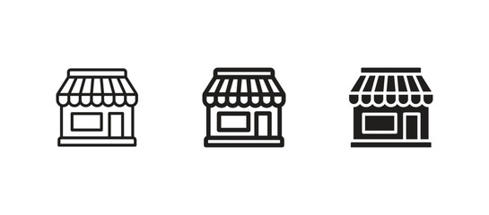 store icon set vector