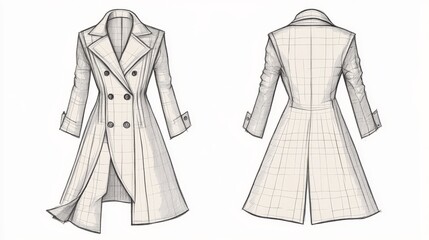 Ultra detailed, photorealistic fashion design sketch of a flowing maxi dress with tiered layers