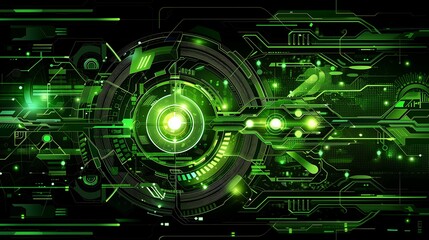 futuristic digital technology background 