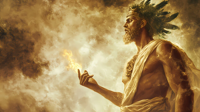 Ancient fresco of the roman divinity priapus in pompeii , roman, divinity, priapus, pompeii, ancient, fresco, artwork. Fresco. Illustration