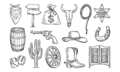 Wild West Handdrawn Collection