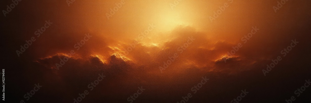 Poster warm textured abstract background in rich brown tones with soft ambient lighting