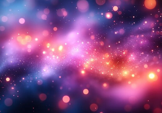 Dreamy Abstract Background Pastel Colors Ethereal Lights Bokeh Impressionism