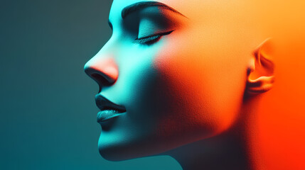 3d rendered illustration of a head