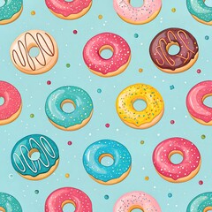 seamless pattern with balls