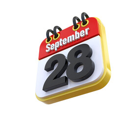 Calendar September Date 28