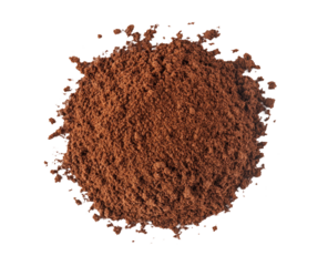 High-Quality PNG coffee powder Isolated on White Background – High Resolution