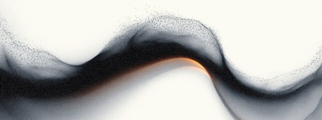Obraz premium Greyscale Abstract Noise Texture with Soft Gradient Curve Gentle Light Diffusion Elegant Background Design