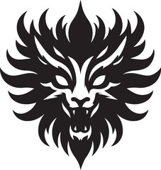 Zombie Head silhouette vector art, Zombie Head vector illustration design