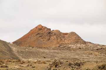 Photograph of a volcano in Tenerife