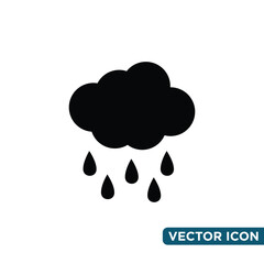 Simple Cloud Icon Design Template 