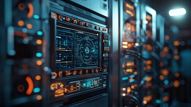 A cutting edge earthquake detection control panel showcasing real time data from a network of seismic sensors providing critical information for disaster preparedness and emergency response