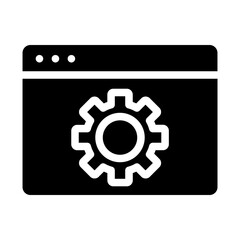 Administrator Web Solid Icon