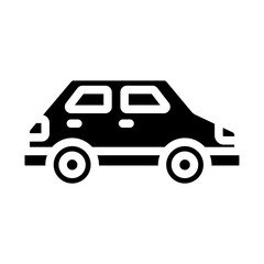 City Car Solid Icon